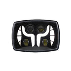 Rectangle Y‑DRL LED Motorbike Headlight HL4‑5017