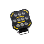 Square Yellow DRL Aluminum LED Work Light 8004