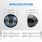 5.75 Inch Single Lens RGB LED Headlight HL5.75-3013