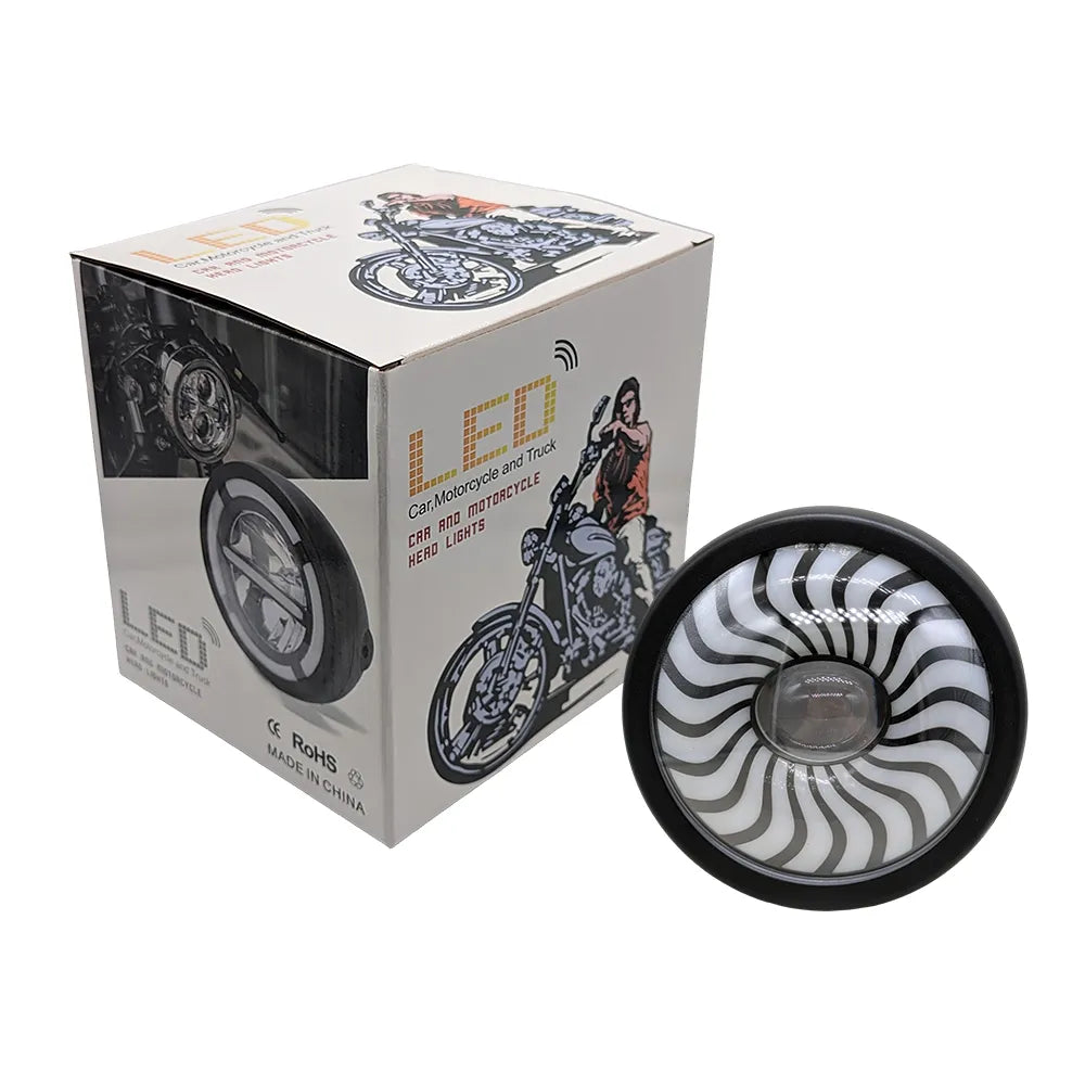 5.75 Inch Swirl RGB LED Headlight HL5.75-3010