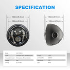 5.75 Inch Arrow Turn Signal LED Headlight HL5.75-3016