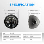 5.75 Inch 4-Lens BOSS Logo Turn Signal LED Headlight HL5.75-3022