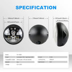 Skull Round LED Motorcycle Headlight HL7‑4005
