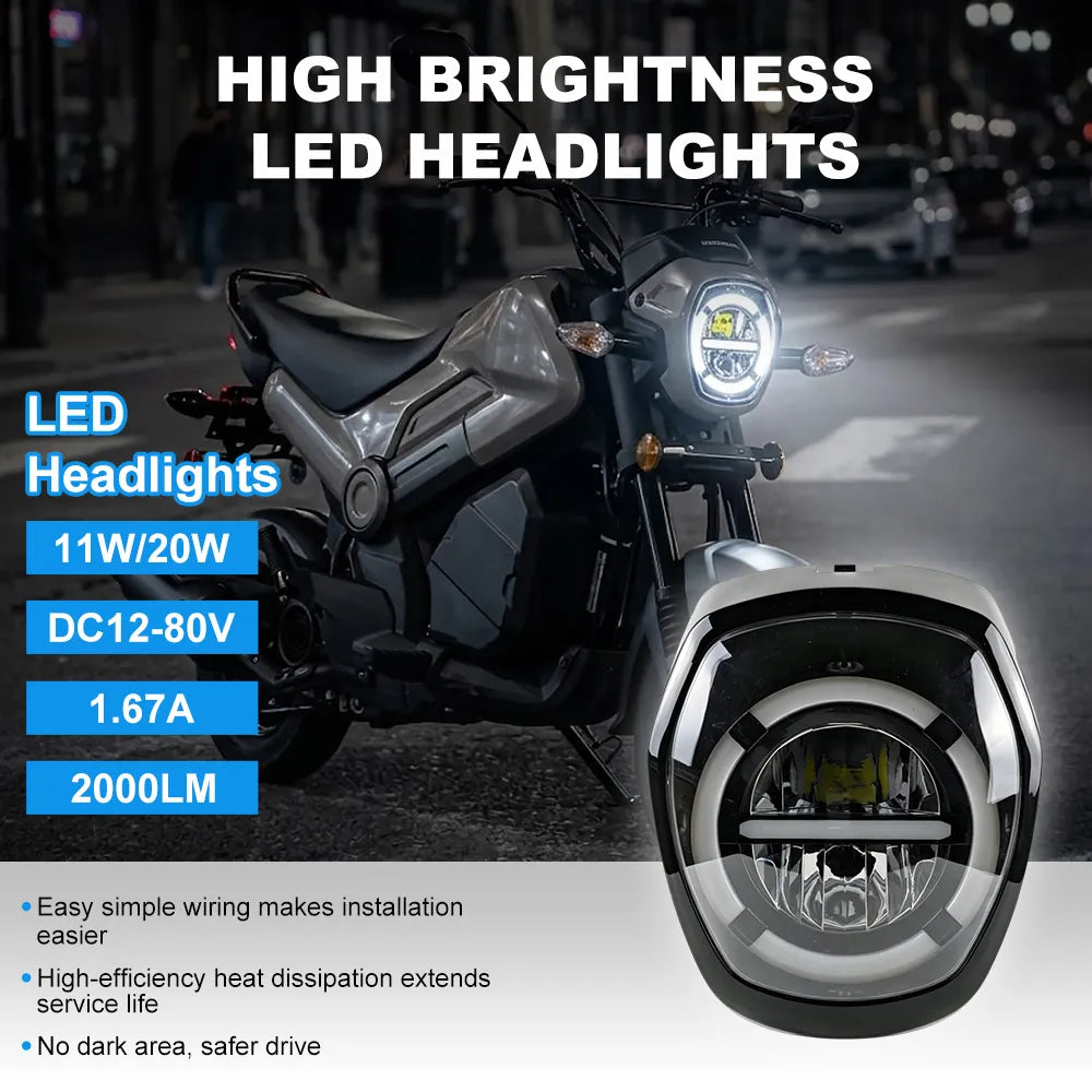 Dual-Color DRL Honda LED Headlight NAVI-HL-3001