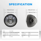 5.75 Inch Cooling LED Headlight HL5.75-3005