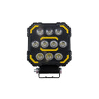 Square Yellow DRL Aluminum LED Work Light 8004