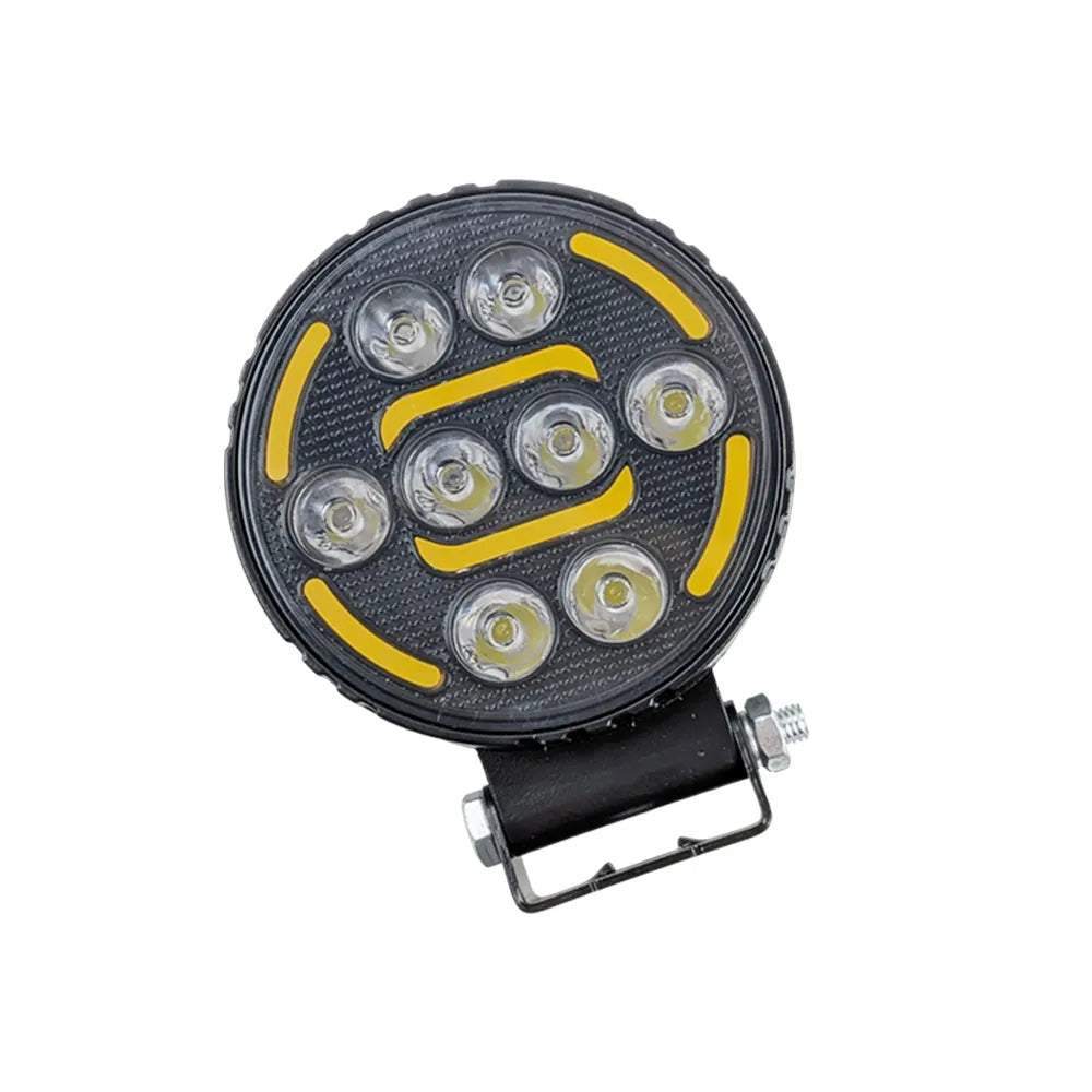 Round Yellow DRL LED Work Light 8005
