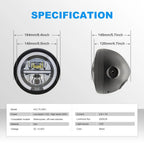 5.75 Inch LED Moto Headlight HL5.75-3001