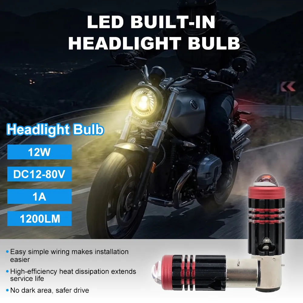 1200LM Aluminum Headlight Bulb CBL-DP-072-Two claw