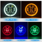 5.75 Inch Skull LED Headlight HL5.75-3004