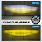 5.75 Inch Horizontal Strip RGB LED Headlight HL5.75-3015