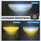 5 Inch Rectangular Dual-Color Moto Headlight HL5-7002