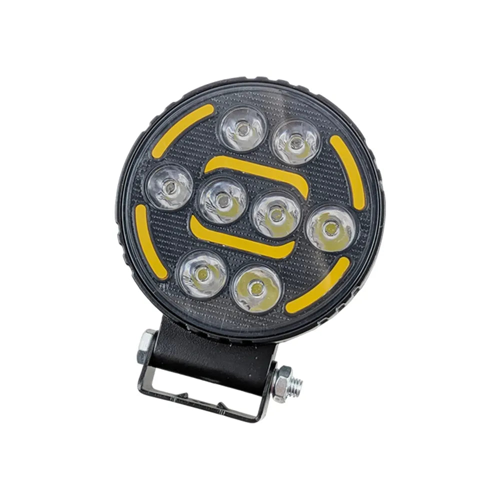 Round Yellow DRL LED Work Light 8005