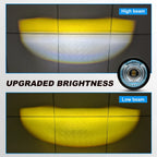 5.75 Inch Double Square Ring RGB LED Headlight HL5.75-3014