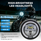 5.75 Inch LED Moto Headlight HL5.75-3001