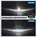 4 Inch Stylized RGB Halo CG125 Square Headlight HL4-5005