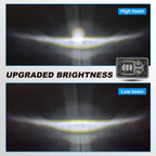 5 Inch Color‑Changing Moto LED Square Headlight HL5-7005