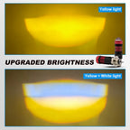 Red Black 10W Aluminum Motorbike Headlight Bulb CBL-DP-071