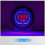 5.75 Inch Horizontal Strip RGB LED Headlight HL5.75-3015