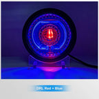 5.75 Inch Double Square Ring RGB LED Headlight HL5.75-3014