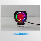 Square LED Motorcycle Spotlight SL-3002
