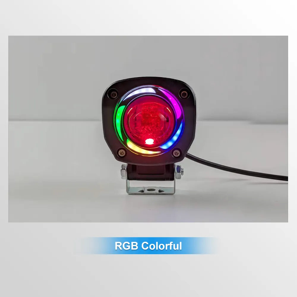 Square LED Motorcycle Spotlight SL-3002