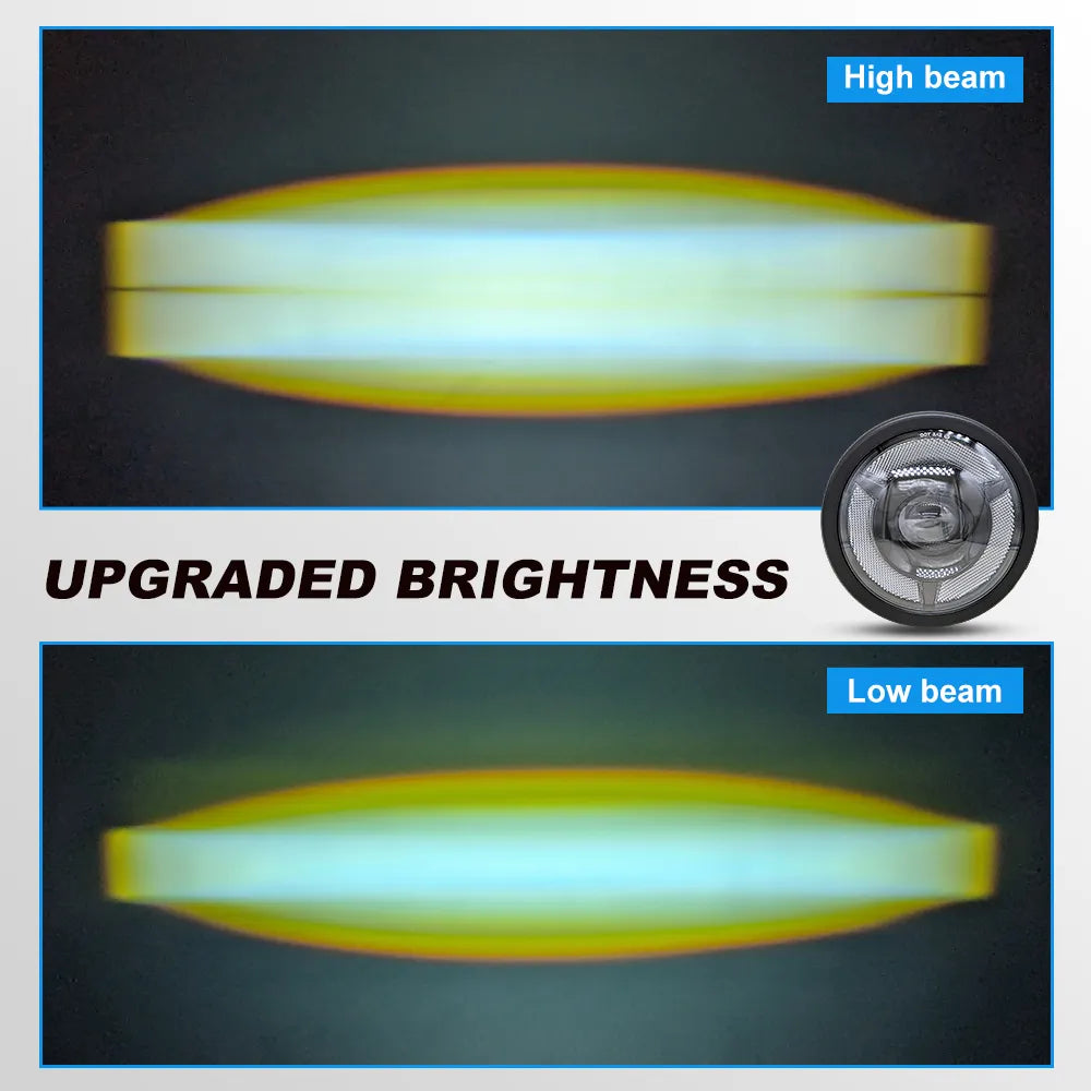 5.75 Inch Segmented Halo LED Headlight HL5.75-3007