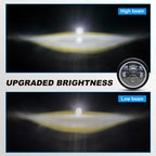 5.75 Inch Dual Lens Halo LED Headlight HL5.75-3008