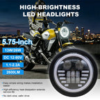 5.75 Inch Turn Signal LED Headlight HL5.75-3003