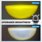 Cross RGB LED Motorcycle Spotlight SL-3006