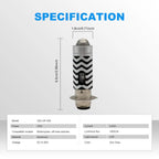 Aluminum Dual Color Motorcycle Headlight Bulb CBL-DP-050